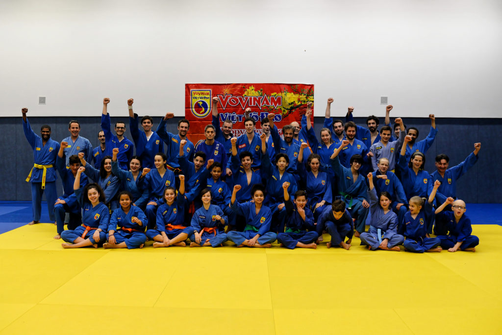 Célébration du têt 2018 avec les autres clubs de Vovinam IDF